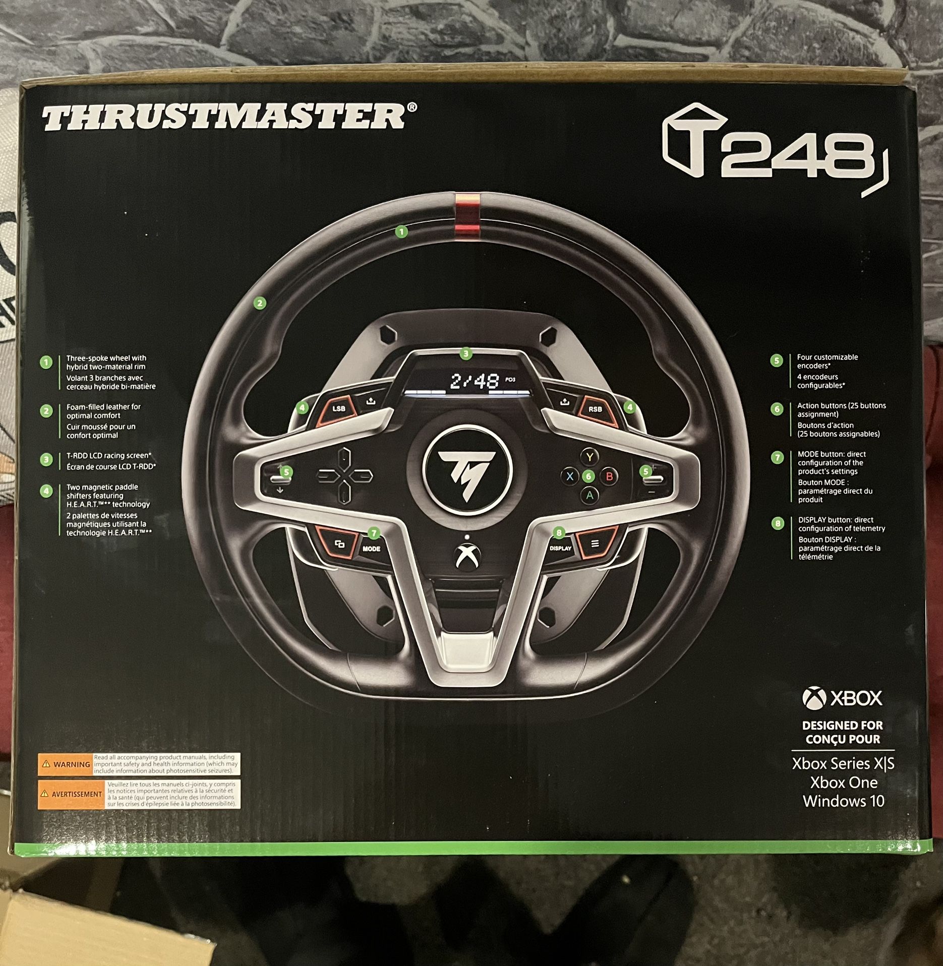 Brand New Thrustmaster T248 Racing Wheels (PC/xboxs)
