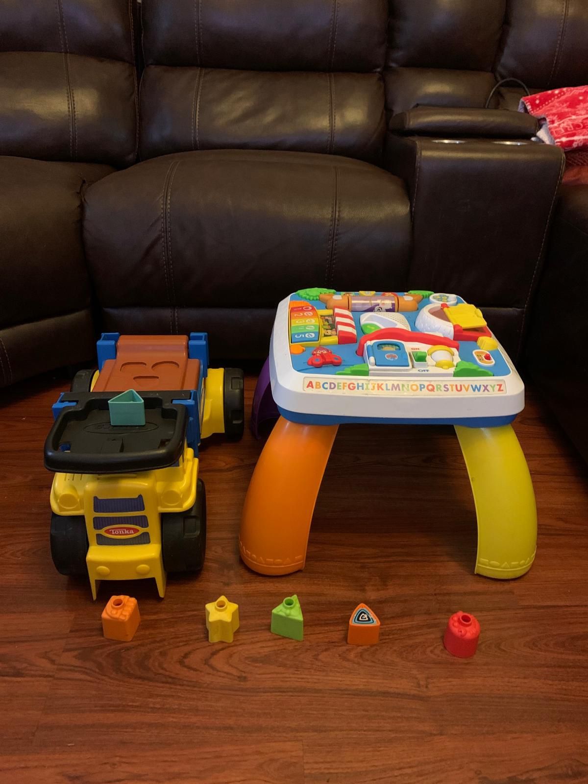 Activity Table And Tonka Car