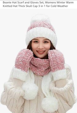 Womens hat scarf