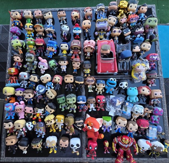 Lot Of Open Funko Pops