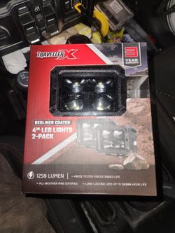 Traveller X 4" Led Light Pods 2pak