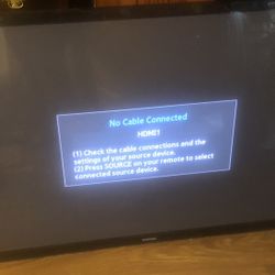 Samsung  Flat Screen  TV 47 inch   No  Remote 