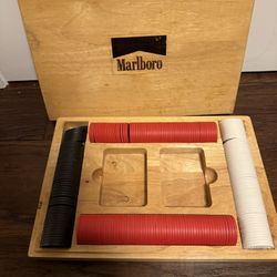 Vintage Marlboro Poker Chip Set