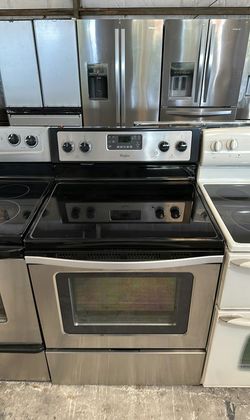 Whirlpool Stainless Steel Electric Range GlassTop