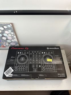 Pioneer DJ DDJ-400 with Original Box 2ch DJ Controller rekordbox DDJ400  Black