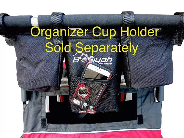 Booyah Large Pet Bike Trailer Dog Stroller & Jogger with Shocks MB