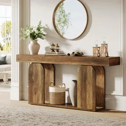 Brown Rustic/Modern Console or Entryway Table 71" Wide