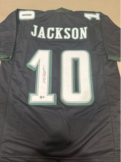 DeSean Jackson Signed Custom Philadelphia Eagles Jersey Beckett Witnessed