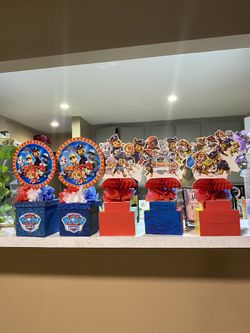 Pawl Patrol Centerpieces