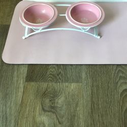 Dog Bowl & Mat
