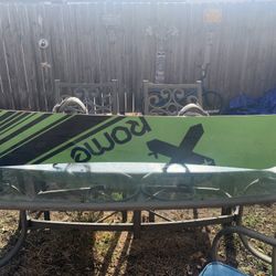 Rome SDS Flag 163 Burton 161 160.5 Snowboard Not Skis With Burton Custom Limited Camo Bindings