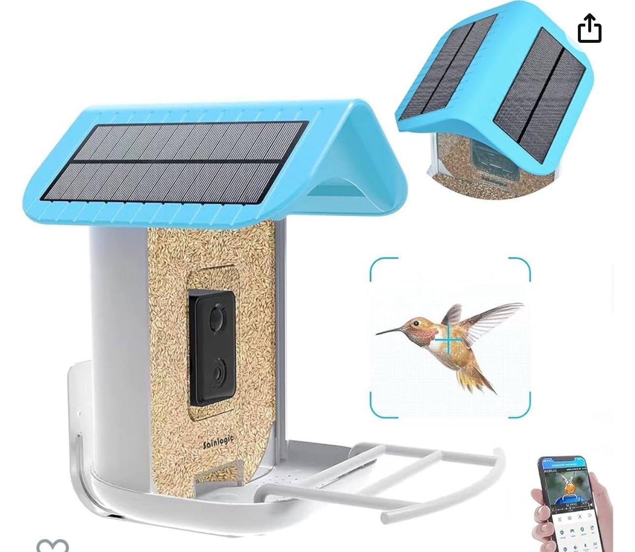 Feathered Friends Live View: Sainlogic Smart Bird Feeder with HD Camera