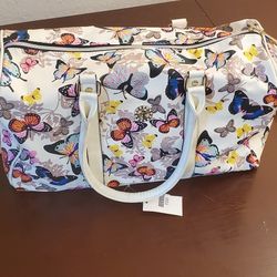 Brand New Large Butterfly Duffle Bag