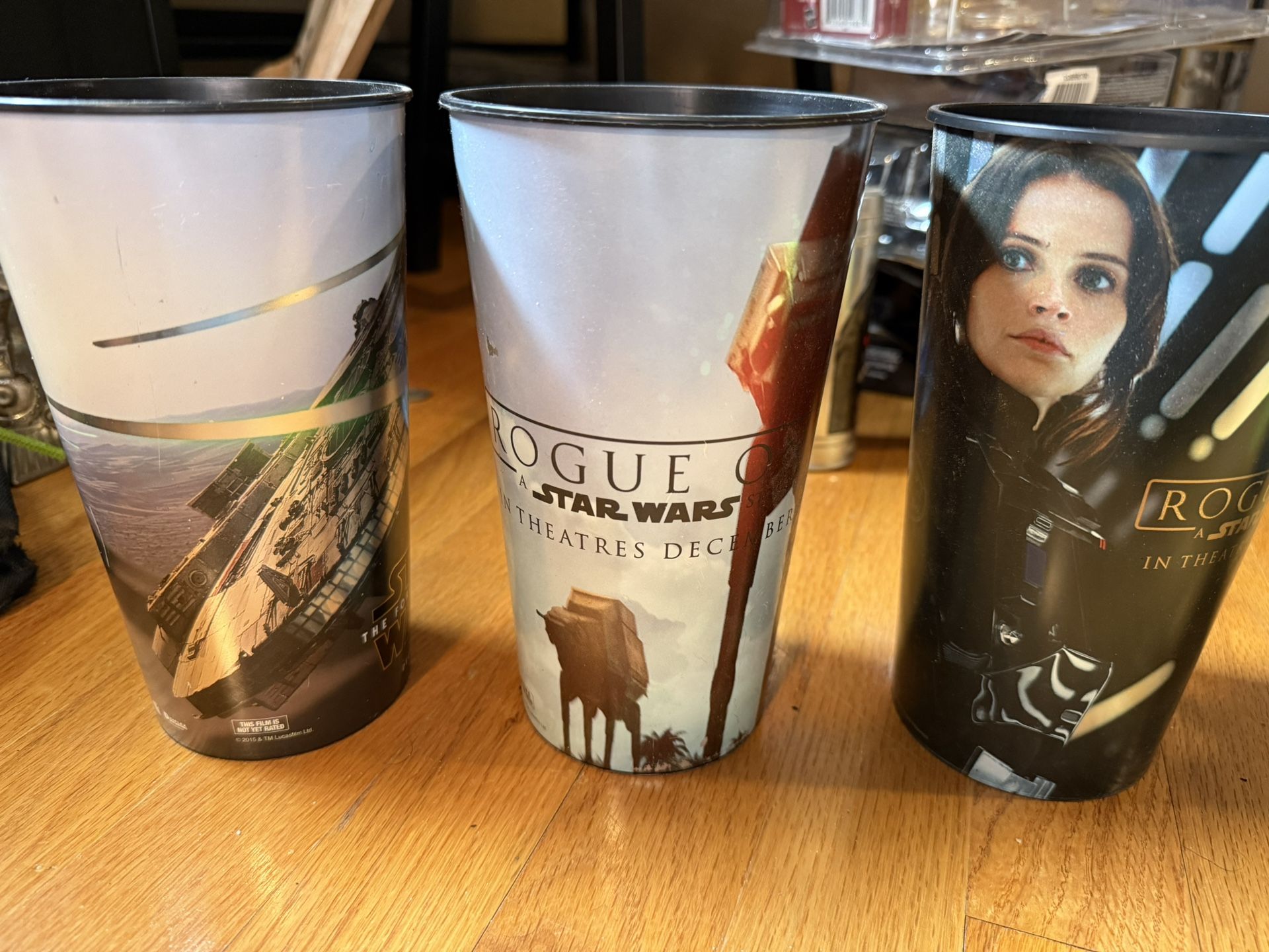 Star Wars Movie Theater Cups