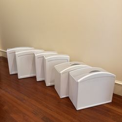 Plastic storage drawers