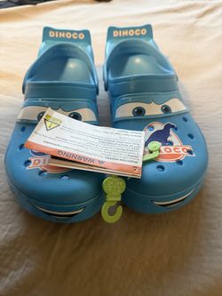 Dinoco Lightning Mcqueen Crocs Size 12