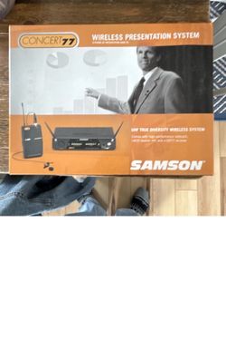 2 wireless mics, a bass and more for trade