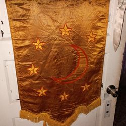 Vtg Flag Odd Fellows  Lodge