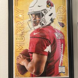 Kyler Murray Autographed Poster Beckett Certified 