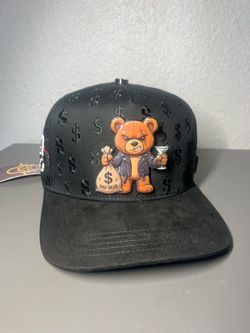 Bad Bear Black Snapback Hat