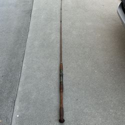 Vintage Montague Dreadnought Genuine Tonkin 6 ft Boat Fishing Rod - Two Piece