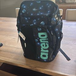 Arena swim backpack (AQUA design)