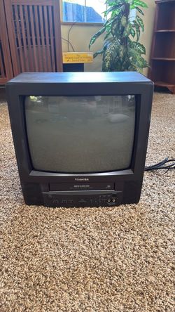Vintage Toshiba CRT TV VHS Combo Unit
