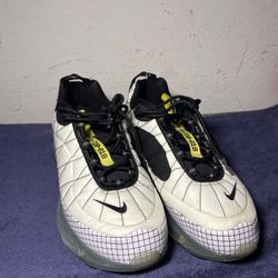 NIKE CI3871-100 AIR MAX MX-720-818 YELLOW/WHITE/BLACK MENS SNEAKERS SIZE US 9.5