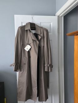 Towne Double-Breasted Trench Coat with Tags