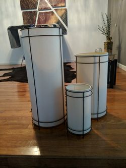 Set Of 3 Modern Lamps