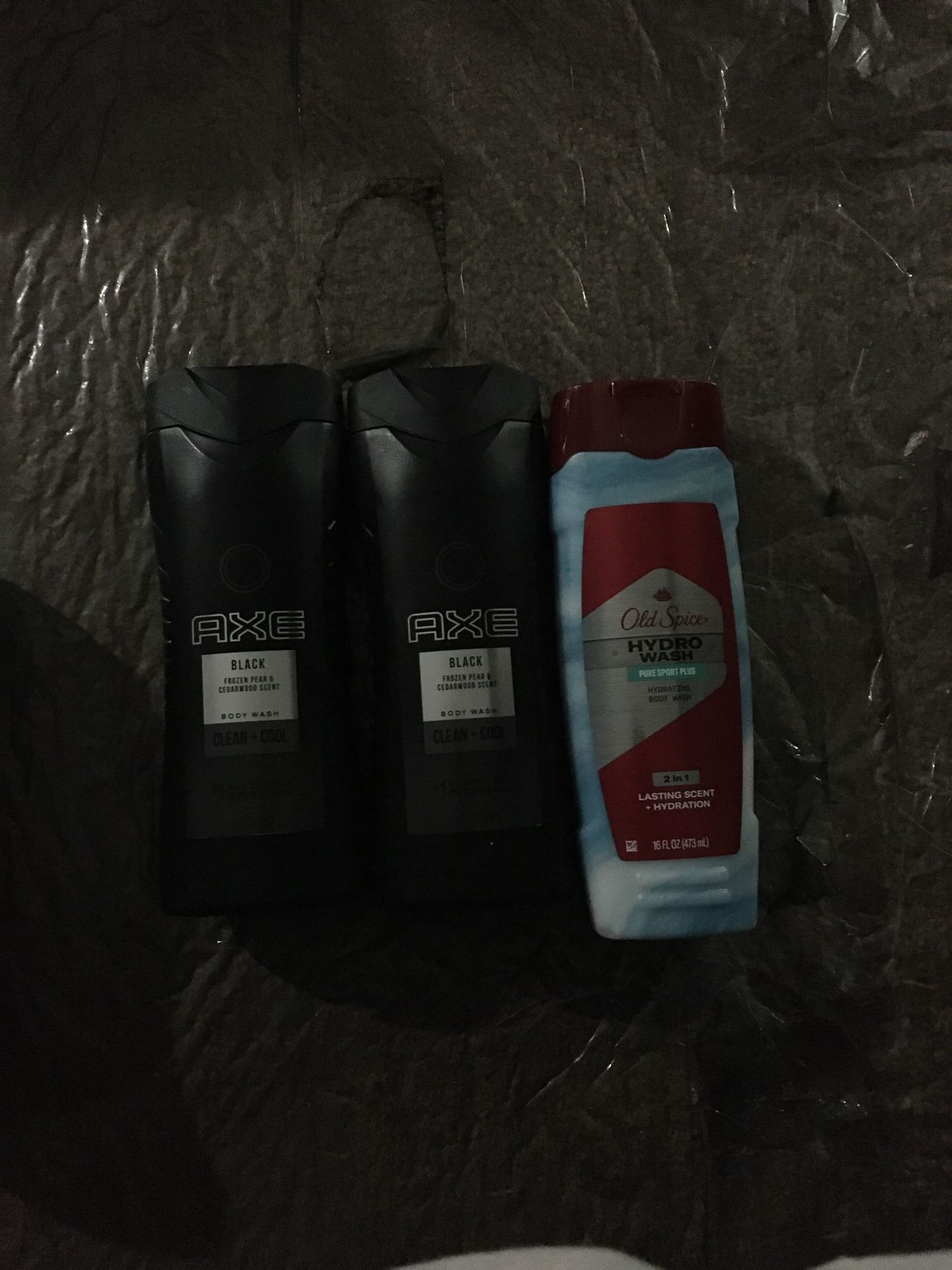 Axe body wash,and old spice body wash