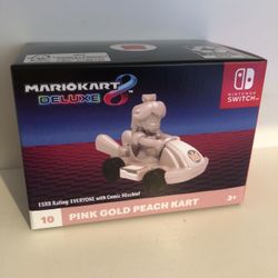 Pink Gold Peach Kart Toy
