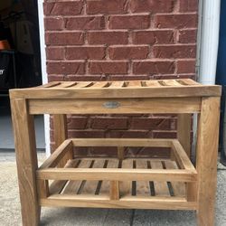 Chic Teak Bamboo Shower Stool