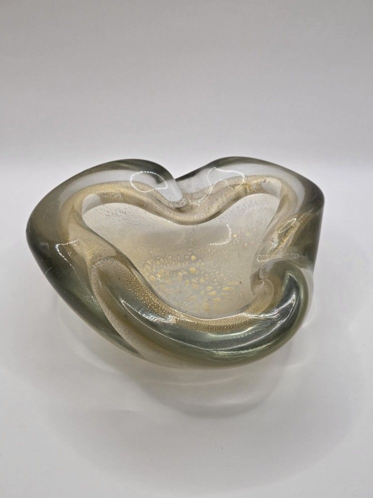 Vintage Art Glass Candy Dish