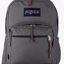 NEW Jansport Backpack Corddura Fabric JSOA4QVA7H6, Right Pack, Graphite Grey.