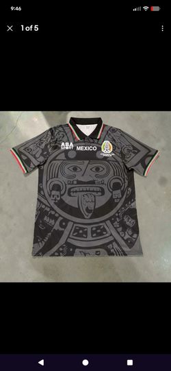 XL Black Retro Mexico Jersey