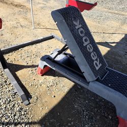 Squat Rack With Adjustable Bench