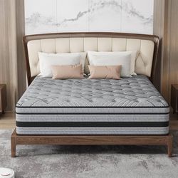 brand new in box Twin Mattress 12 Inch,Twin Size Mattresses in a Box,Hybrid Memory Foam Mattress with Individual Pocket Spring for Motion Isolation & 