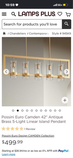 5 Light Possini Chandelier
