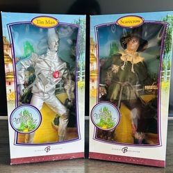 Barbie Collector Wizard of Oz Dolls – Tin Man & Scarecrow (In Box)
