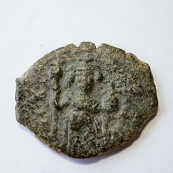647-670 AD XF ARAB BYZANTINE FOLLIS