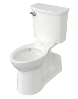 American Standard Yorkville VorMax Flush Two Piece Elongated Chair Height Toilet Less Seat