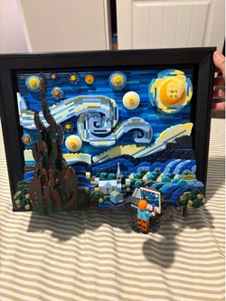 Van Gogh Starry Night Lego Set