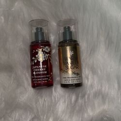 New Bath & Body Minis $5 For Both 