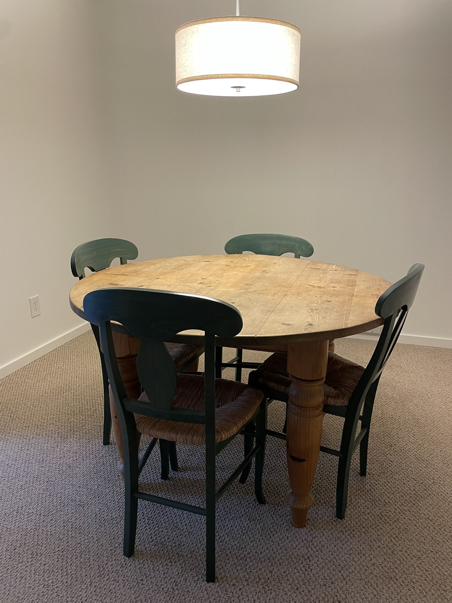Oak Dining Table + Chairs Set - MUST GO!