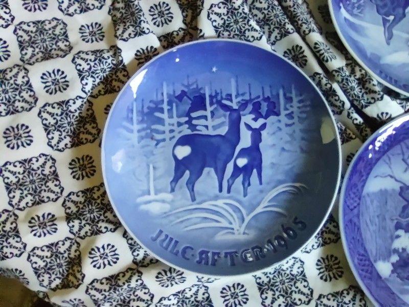Copenhagen Hand painted Plates