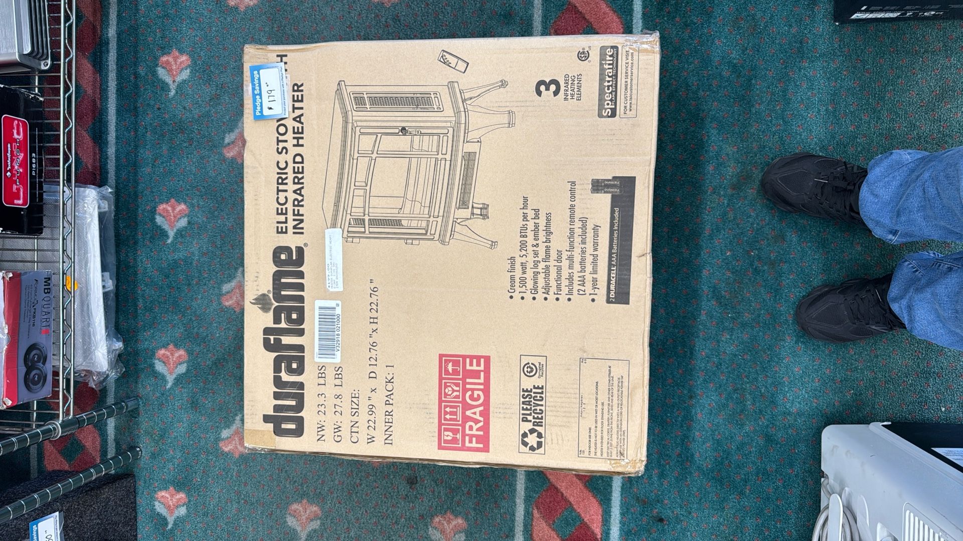 Electric Stove With Infrared Heater 