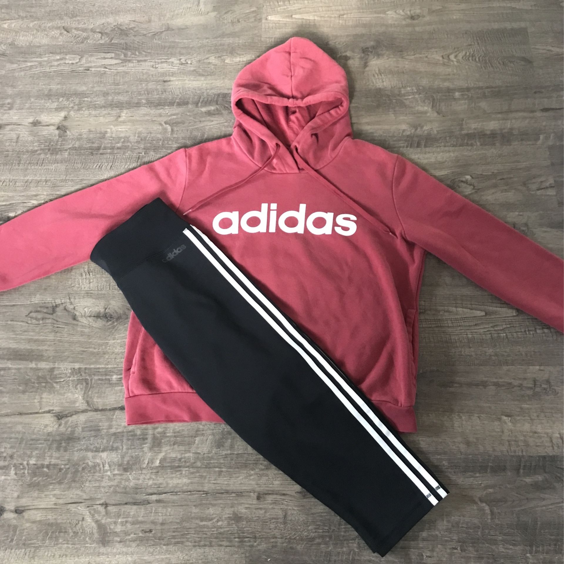 Adidas Women’s Hoodie & Capri Pants 