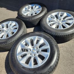 20" Chevy Silverado factory wheels and tires 