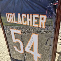Autographed Brian Urlacher Chicago Bears Jeresey
